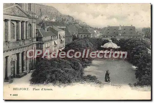 Cartes postales Belfort Place d'Armes