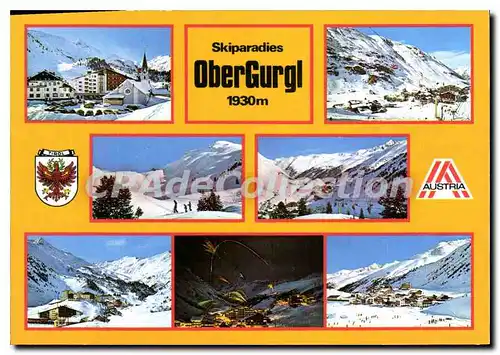 Cartes postales moderne Skiparadies Obergurgl