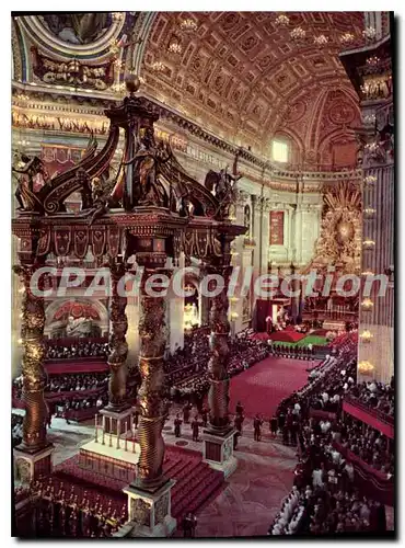 Cartes postales moderne Citta Del Vaticano Interno Basilica Di S Pietro