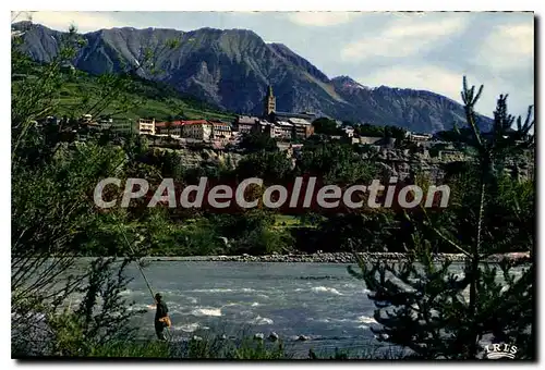 Cartes postales moderne Embrun Le Rocher Et La Durance