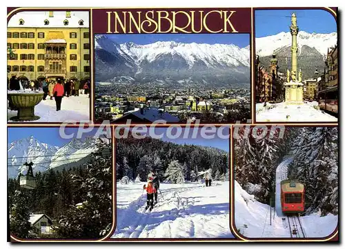 Cartes postales moderne Innsbruck Altstadt Goldenes Dachi