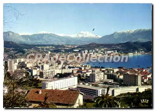 Cartes postales moderne Ajaccio Vue generale sur le Golfe Au premier plan le Lycee