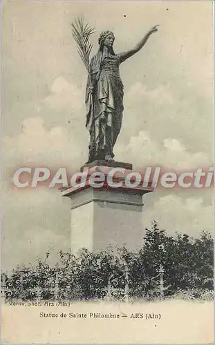 Cartes postales Statue de Saint Philomene Ars (Ain)