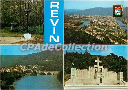 Cartes postales moderne Revin Ardennes France Massif des Manises vue generale la Meuse