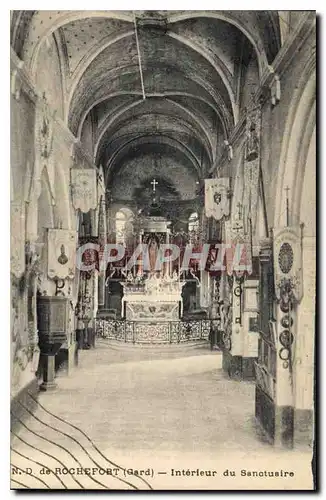 Cartes postales N D de Rochefort Gard Interieur du Sanctuaire