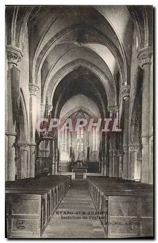 Cartes postales Etang sur Arroux Interieur de l'Eglise