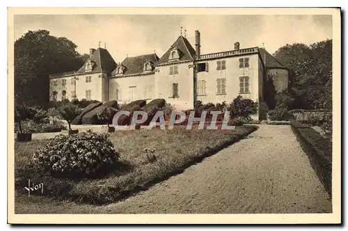 Cartes postales Prisse Saone et Loire Facade du Chateau de Monteau Lamartine u passa plusieurs mois