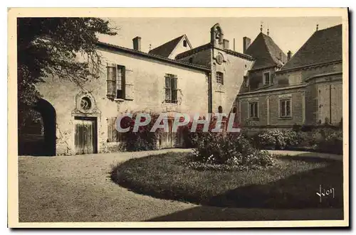 Cartes postales Prisse Saone et Loire Cour d'honneur du chateau de Monteau Lamartine y passa plusieurs mois