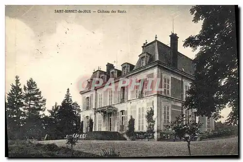 Cartes postales Saint Bonnet de Joux Chateau des Hauts