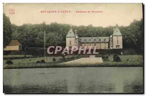 Cartes postales Environs d'Autun Chateu de Montjeu