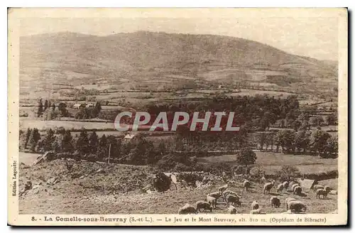 Cartes postales La Comelle sous Beuvray S et L Le Jeu et le Mont Beuvray