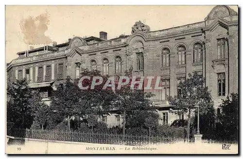 Cartes postales Montauban la Bibliotheque