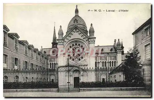 Cartes postales N G Laval L'Hopital