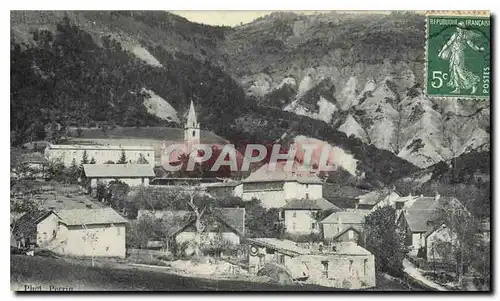 Cartes postales Notre Dame du Laus Hte Alpes Vue generale prise du rocher ou niche l'aigle