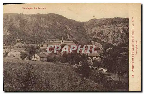 Cartes postales Montagne des Franches Notre Dame du Laus Hautes Alpes Vue generale