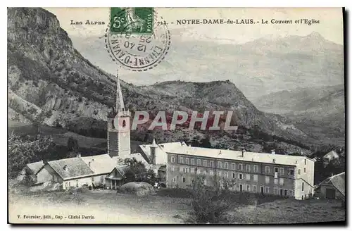 Cartes postales Les Alpes Notre Dame du Laus Le Couvent et l'Eglise