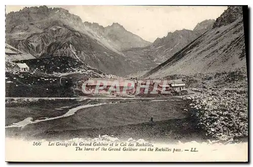 Cartes postales Les Granges du Grand Galibier et le Col des Rochilles