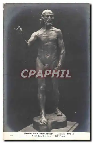 Cartes postales Musee du Luxembourg Auguste Rodin Saint Jean Baptiste