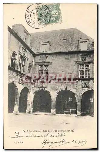 Cartes postales Petit Seminaire Les Cloitres Renaissance