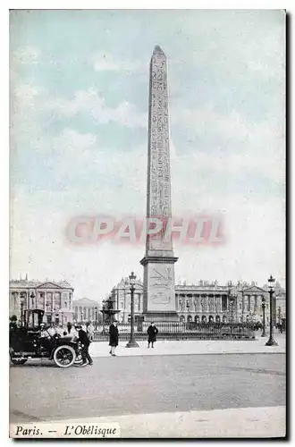 Cartes postales Paris L'Obelisque