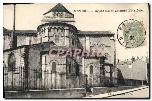 Cartes postales Nevers Eglise Saint Etienne