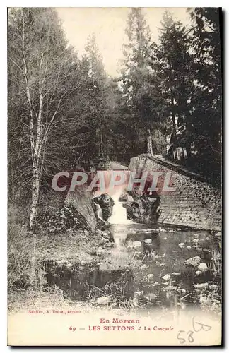 Cartes postales En Morvan les Settons la Cascade