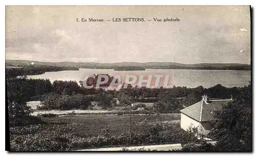 Cartes postales En Morvan les Settons vue generale