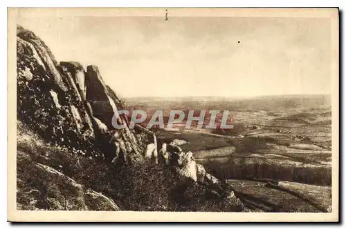 Cartes postales Chateau Chichon Nievre Le richers de vieux Chateau et la Vallee de l'Yonne