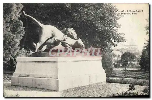 Cartes postales Aix les Bains Interieur du Parc