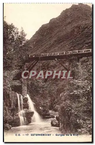 Cartes postales Esterrencuby Gorges de la Nive