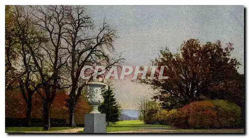 Cartes postales Dresden Grober Garten im Herbst