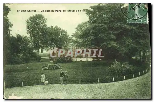 Cartes postales Choisy le Roi Un coin du Parc de l'Hotel de ville