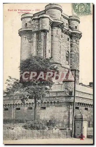 Cartes postales Fort de Vincennes Le Donjon