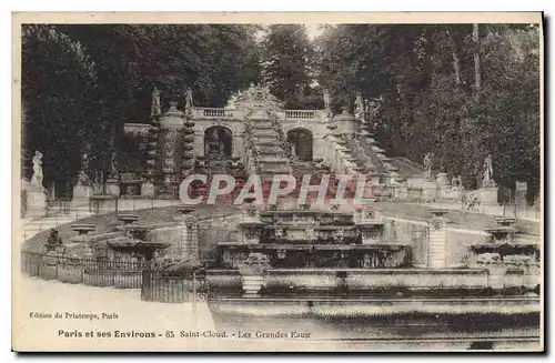 Cartes postales Paris et ses Environs Saint Cloud Les Grandes Eaux