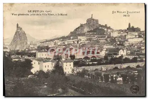 Cartes postales Le Puy Vue generale prise de la Villa Vibert a St Marcel