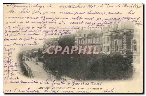 Cartes postales Saint Germain en Laye le Pavillon Henri IV