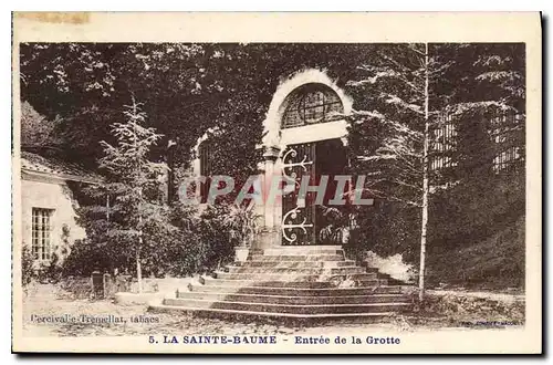 Cartes postales La Sainte Baume Entree de la Grotte