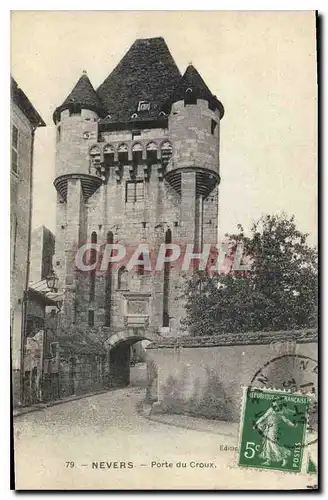 Cartes postales Nevers Porte du Croux