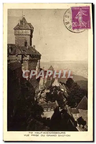 Cartes postales Haut Koenigsbourg Vue Prise du Grand Bastion