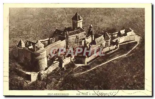 Cartes postales Haut Koenigsbourg Vueprise a Vol d'Oisseau