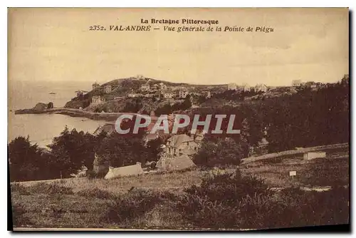 Cartes postales La Bretagne Pittoresque Val Andre Vue generale de la Pointe Piegu