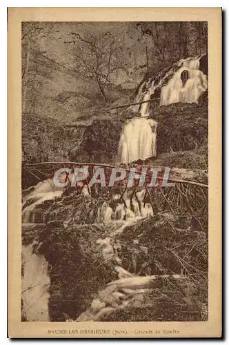 Cartes postales Baume les Messieurs Jura Cascade du Moulin