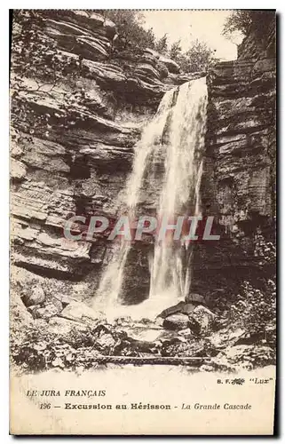 Cartes postales Le Jura Francais Excursion au Herisson La Grande Cascade