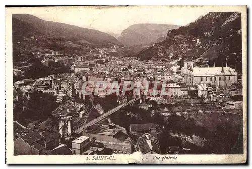 Cartes postales Saint Claude vue generale