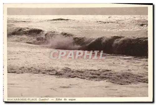 Cartes postales Biscarosse Plage Landes Effet du Vague