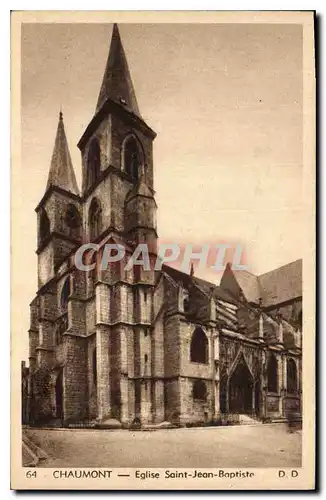 Cartes postales Chaumont Eglise Saint Jean Baptiste