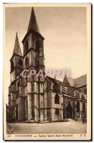 Cartes postales Chaumont Eglise Saint Jean Baptiste