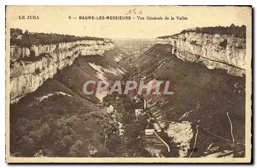 Cartes postales Baume Les Messieurs vue generale de la Vallee