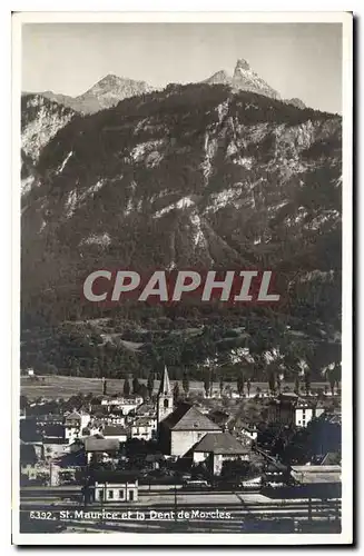 Cartes postales St Maurice et la Dent de Mordes