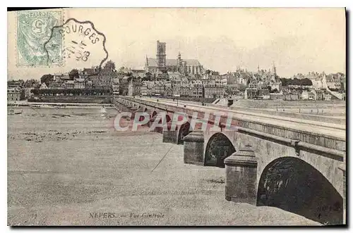 Cartes postales Nevers vue generale